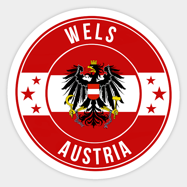 Wels Austria Sticker by urban-wild-prints